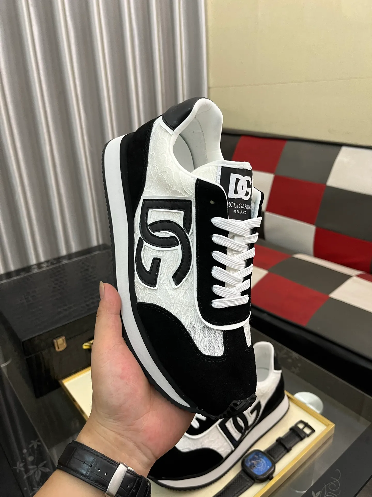 Men's shoes💰458⌚️⌚️【DG】Latest official website high-top casual, men's shoes original quality imported cowhide➕Yangli [Proud] In terms of materials and workmanship, it beats all versions on the market💕Highest quality shipments. Real photos, imported fabrics highlight the unique charm of the brand😘The shoelaces are also original custom-made👻Classic lace-up shoes, very comfortable on the feet, size 35-46